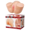 CRAZY BULL - OLIVIA DOUBLE VAGINAL AND ANAL VIBRATING MASTURBATOR FLESH