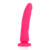 DELTA CLUB - TOYS DILDO + ARNES ROSA SILICONA MEDICA 20 CM -O- 4 CM