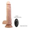 PRETTY LOVE - DAVEY THRUSTING  ROTATING VIBRATING DILDO REMOTE CONTROL 22.5 CM Ø 4.8 CM NATURAL
