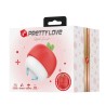 PRETTY LOVE - RECHARGEABLE TONGUE EFFECT CLITORAL STIMULATOR RED