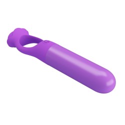 PRETTY LOVE - GIANA RECHARGEABLE MINI VIBRATOR MASSAGER PURPLE