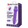 PRETTY LOVE - DANNELL RECHARGEABLE ORAL AND CLITORAL STIMULATOR VIBRATOR PURPLE