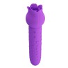 PRETTY LOVE - DANNELL RECHARGEABLE ORAL AND CLITORAL STIMULATOR VIBRATOR PURPLE
