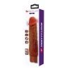PRETTY LOVE - DUKE REALISTIC VIBRATOR 23.5 CM Ø 4.8 CM BROWN
