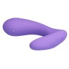 PRETTY LOVE - ANDROMEDA RECHARGEABLE DUAL STIMULATION VIBRATOR PURPLE