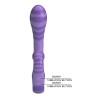 PRETTY LOVE - SUMMER DOUBLE-ENDED VIBRATOR WITH HANDLE 19 CM Ø 3.5 CM PURPLE