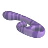 PRETTY LOVE - SUMMER DOUBLE-ENDED VIBRATOR WITH HANDLE 19 CM Ø 3.5 CM PURPLE