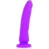 DELTA CLUB - TOYS ARNES + DILDO LILA SILICONA MEDICA 23 CM -O- 4.5 CM