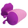 PRETTY LOVE - LITTLE BEE RECHARGEABLE CLITORAL STIMULATOR 7 MODES PURPLE-PINK