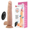 PRETTY LOVE - NOLAN THRUSTING  ROTATING VIBRATING DILDO REMOTE CONTROL 24.5 CM Ø 5 CM NATURAL