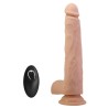 PRETTY LOVE - NOLAN THRUSTING  ROTATING VIBRATING DILDO REMOTE CONTROL 24.5 CM Ø 5 CM NATURAL