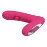 PRETTY LOVE - DUDEN RECHARGEABLE SILICONE VIBRATOR 12 VIBRATION MODES AND 3 ROCKING MODES PINK