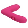 PRETTY LOVE - DUDEN RECHARGEABLE SILICONE VIBRATOR 12 VIBRATION MODES AND 3 ROCKING MODES PINK