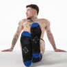LOCKER GEAR - FULL MILITARY KNEE HIGH SOCKS ONE SIZE BLUE
