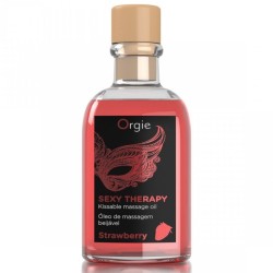 ORGIE - LIPS MASSAGE STRAWBERRY KISSABLE MASSAGE SET 100 ML