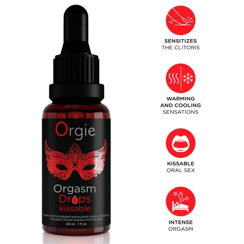 ORGIE - ORGASM DROPS KISSABLE CLITORAL AROUSAL 30 ML