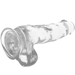 X RAY - ARNÉS + DILDO REALISTA TRANSPARENTE 18.5 CM -O- 3.8 CM