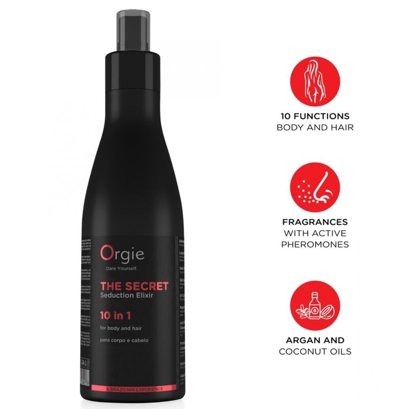 ORGIE - THE SECRET SEDUCTION ELIXIR 10 IN 1 BODY AND HAIR LOTION 200 ML