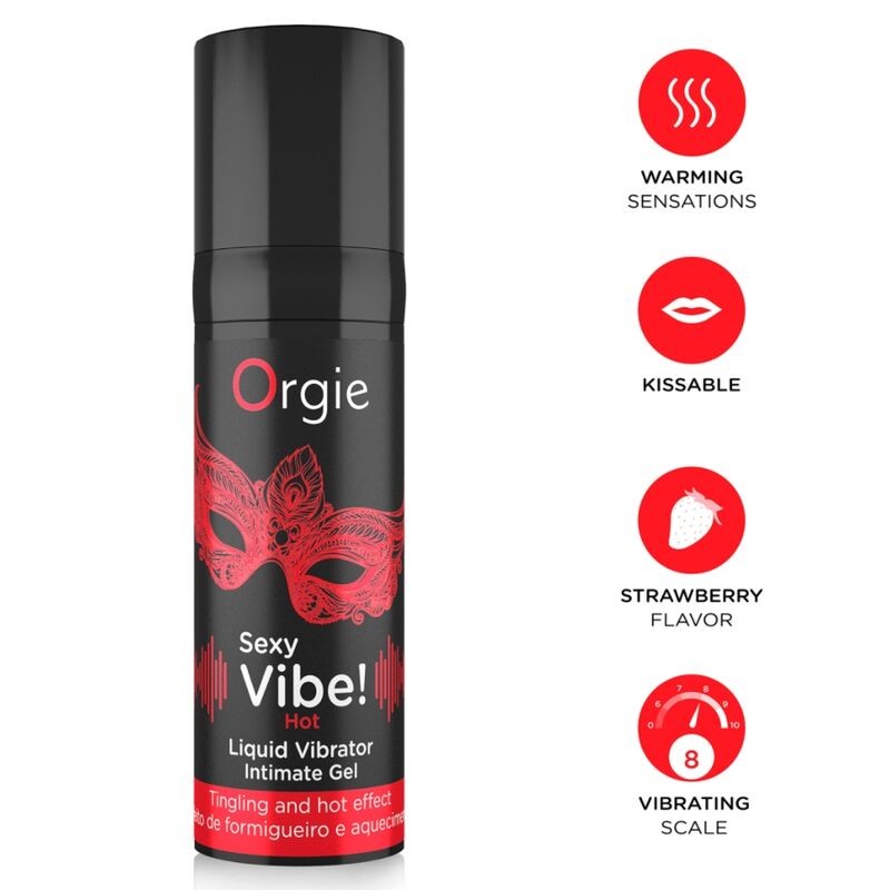 ORGIE - SEXY VIBE! HOT WARMING LIQUID VIBRATOR 15 ML