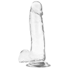 X RAY - ARNÉS + DILDO REALISTA TRANSPARENTE 20 CM -O- 4.5 CM