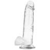 X RAY - ARNÉS + DILDO REALISTA TRANSPARENTE 22 CM -O- 4.6 CM