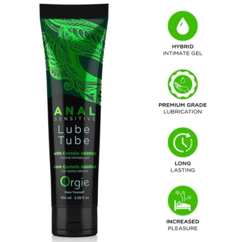 ORGIE - LUBE TUBE ANAL SENSITIVE HYBRID INTIMATE GEL FOR ANAL SEX 100 ML