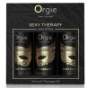 ORGIE - SEXY THERAPY MINI SIZE COLLECTION SENSUAL MASSAGE OILS 3 X 30 ML