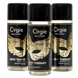 ORGIE - SEXY THERAPY MINI SIZE COLLECTION SENSUAL MASSAGE OILS 3 X 30 ML