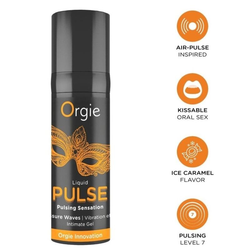 ORGIE - PULSE KISSABLE PULSING SENSATION INTIMATE GEL 15 ML