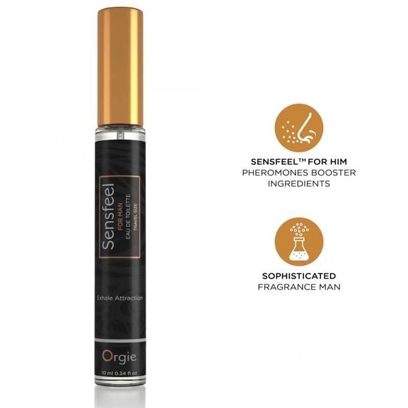 ORGIE - SENSFEEL EAU DE TOILETTE WITH PHEROMONE BOOSTER TRAVEL SIZE FOR MEN 10 ML