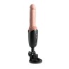 KING COCK PLUS - THRUSTING COCK PRO SILICONE DILDO WITH THROTTLE, VIBRATION AND HEAT LIGHT 12.7 CM