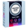 MISTER SIZE - SAMPLE PACK CONDOMS SIZE 60-64-69 MM (3 UNITS)