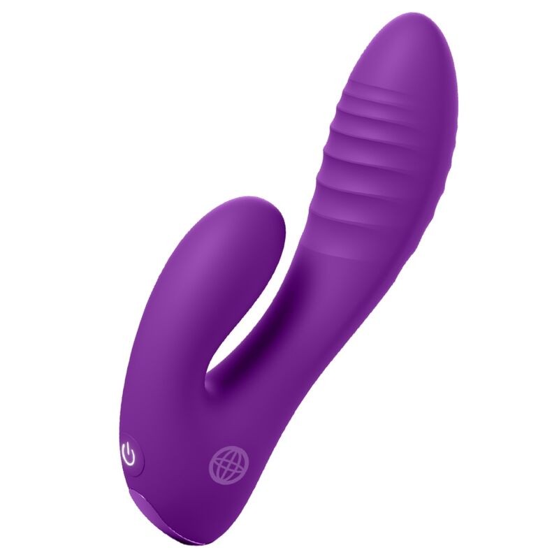 FANTASY FOR HER - SECRET LOVER DOUBLE-SPOT VIBRATOR GY CLITORIS RECHARGEABLE PURPLE