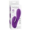 FANTASY FOR HER - SECRET LOVER DOUBLE-SPOT VIBRATOR GY CLITORIS RECHARGEABLE PURPLE