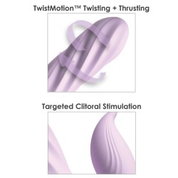 FANTASY FOR HER - FANTASY TWIST VIBRATOR TWISTMOTION WITH ROTATION AND PUSHING PURPLE