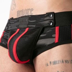 LOCKER GEAR - FULL MILITARY ACCESS JOCK BRIEF ROJO S