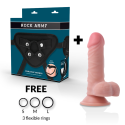 ROCKARMY - ARNES + DUAL DENSITY PANZER DILDO REALISTA 17 CM -O- 4.46 CM