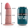 ROCKARMY - ARNES + DUAL DENSITY TIGER DILDO REALISTA 14 CM -O- 4.46 CM