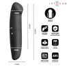 INTENSE - PHIL G-SPOT VIBRATOR BLACK 13 CM