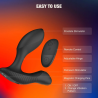 ARCWAVE - PERK VIBRATING PROSTATE MASSAGER WITH DUAL MOTOR AND REMOTE CONTROL BLACK