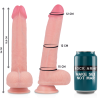 ROCKARMY - ARNÉS + LIQUID SILICONE DILDO PREMIUM KINGCOBRA 24 CM -O- 4.77 CM