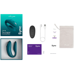 WE-VIBE - SYNC 2 ADJUSTABLE COUPLES VIBRATOR VELVET GREEN