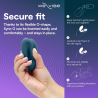 WE-VIBE - SYNC 2 ADJUSTABLE COUPLES VIBRATOR VELVET GREEN