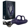 ROCKS-OFF - NOVA ZENTURIAN VIBRATING PROSTATE PLUG WITH RINGS 16 MODES DARK BLUE