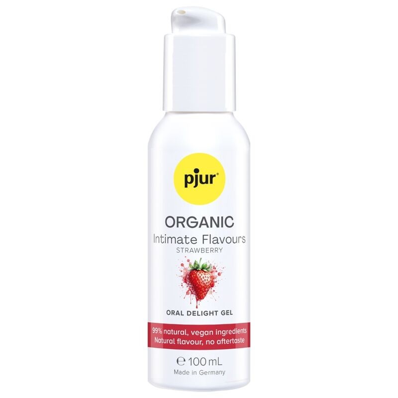 PJUR - ORGANIC INTIMATE FLAVOURS STRAWBERRY ORAL DELIGHT GEL 100 ML