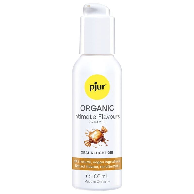 PJUR - ORGANIC INTIMATE FLAVOURS CARAMEL ORAL DELIGHT GEL 100 ML