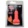 DIABLO PICANTE - PENIS CANDLE IN THE SHAPE OF THE NUMBER 1 PINK COLOR