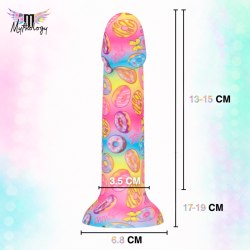 MYTHOLOGY - LYRA 2 SILICONE DILDO 19 CM Ø 3.3 CM DONUTS