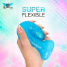 MYTHOLOGY - LYRA 8 SILICONE DILDO 17 CM Ø 3.6 CM LIGHT BLUE PLATINUM SPECKLED