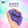 MYTHOLOGY - LYRA 10 SILICONE DILDO 17 CM Ø 3.6 CM PURPLE SPECKLED